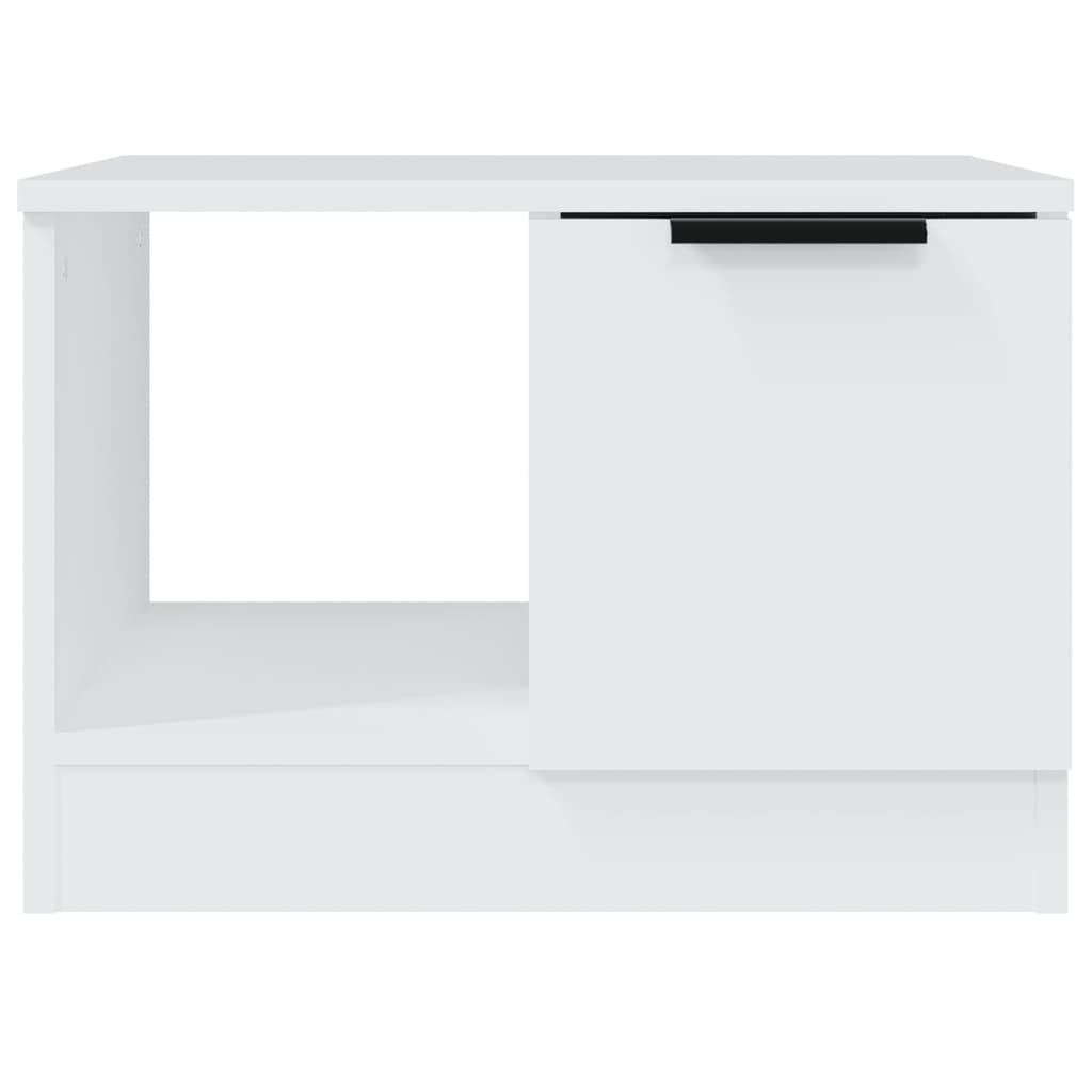 Table basse Blanc 50x50x36 cm Bois d’ingénierie - Tables basses