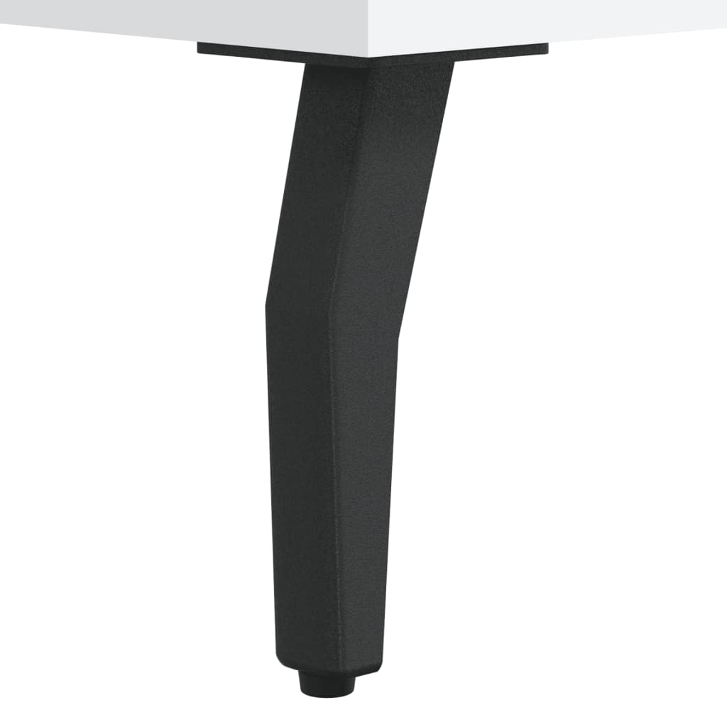 Table basse blanc 50x50x40 cm bois d’ingénierie - Tables basses