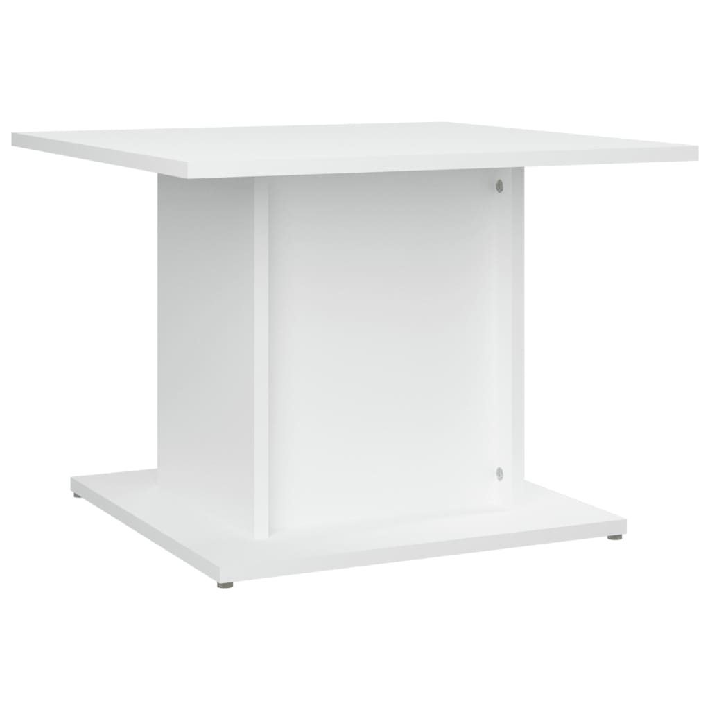 Table basse blanc 55,5x55,5x40 cm bois d’ingénierie - Tables basses