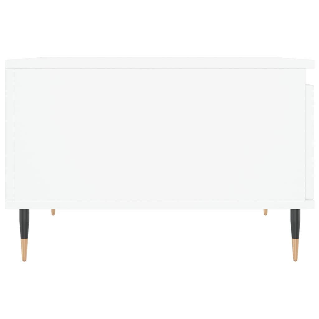 Table basse blanc 55x55x36,5 cm bois d’ingénierie - Tables basses