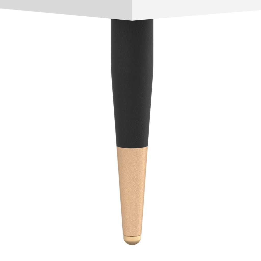 Table basse blanc 55x55x36,5 cm bois d’ingénierie - Tables basses