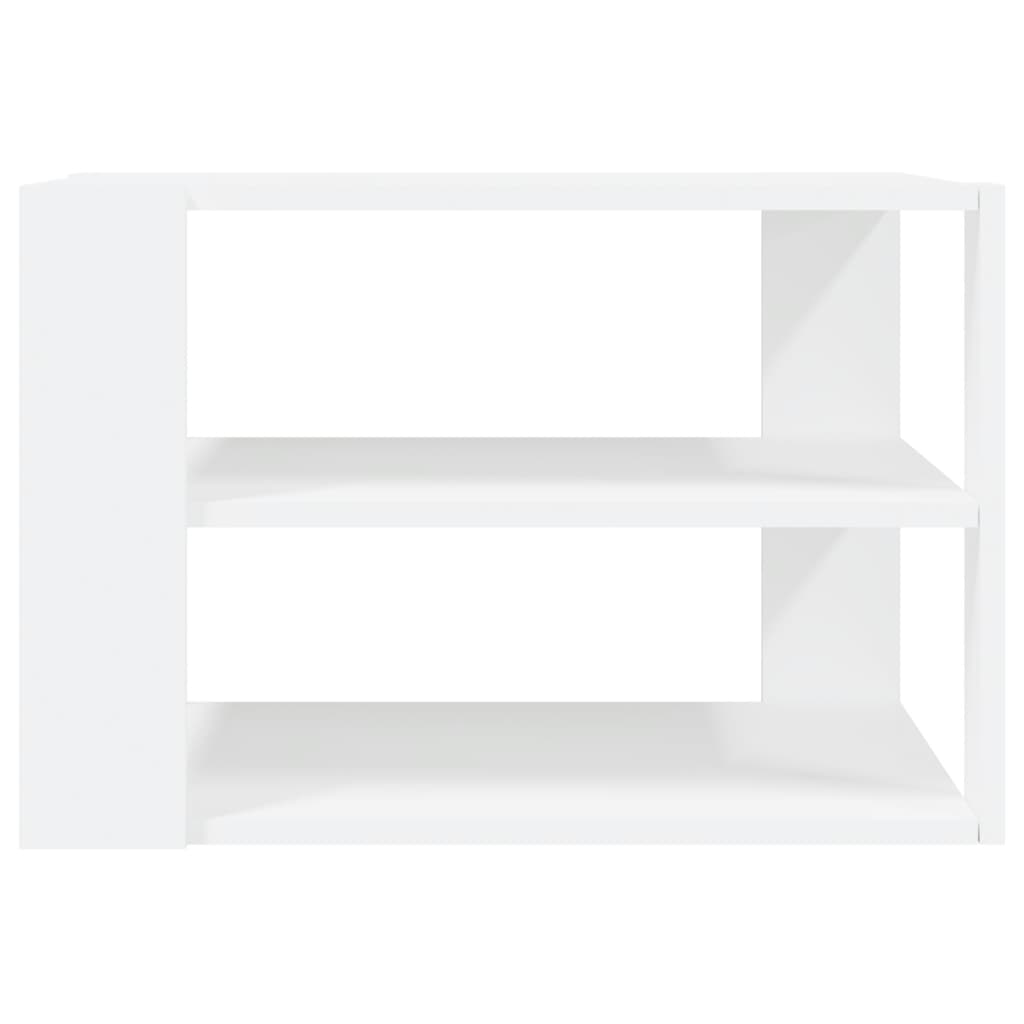 Table basse blanc 59,5x59,5x40 cm bois d’ingénierie - Tables basses
