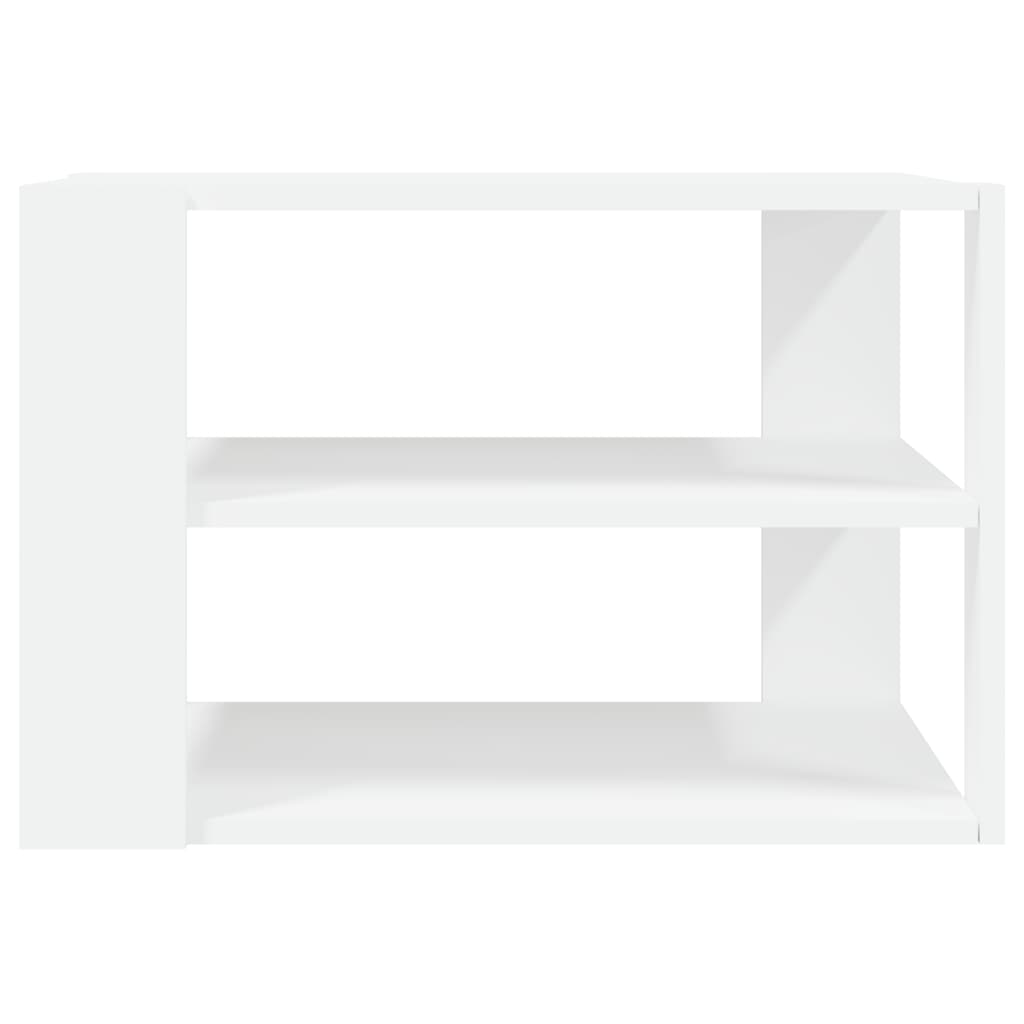 Table basse blanc 59,5x59,5x40 cm bois d’ingénierie - Tables basses