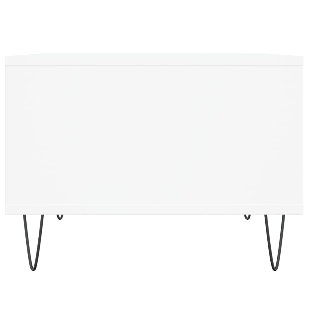 Table basse Blanc 60x50x36,5 cm Bois d’ingénierie - Tables basses