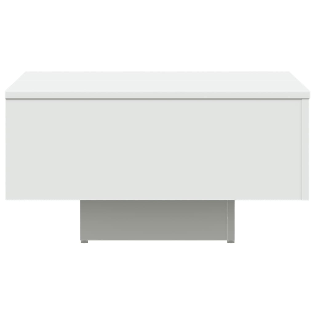 Table basse blanc 60x60x31,5 cm bois d’ingénierie - Tables basses