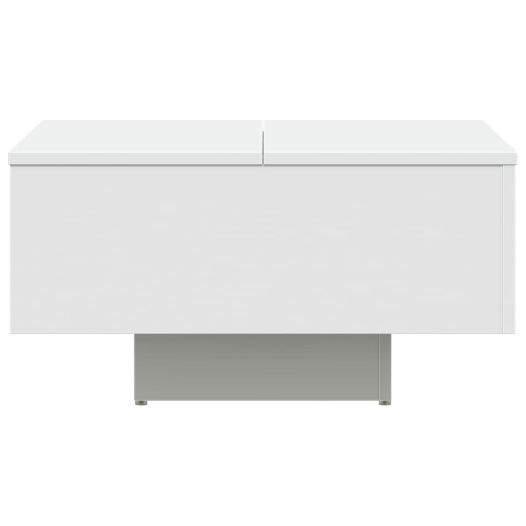Table basse blanc 60x60x31,5 cm bois d’ingénierie - Tables basses