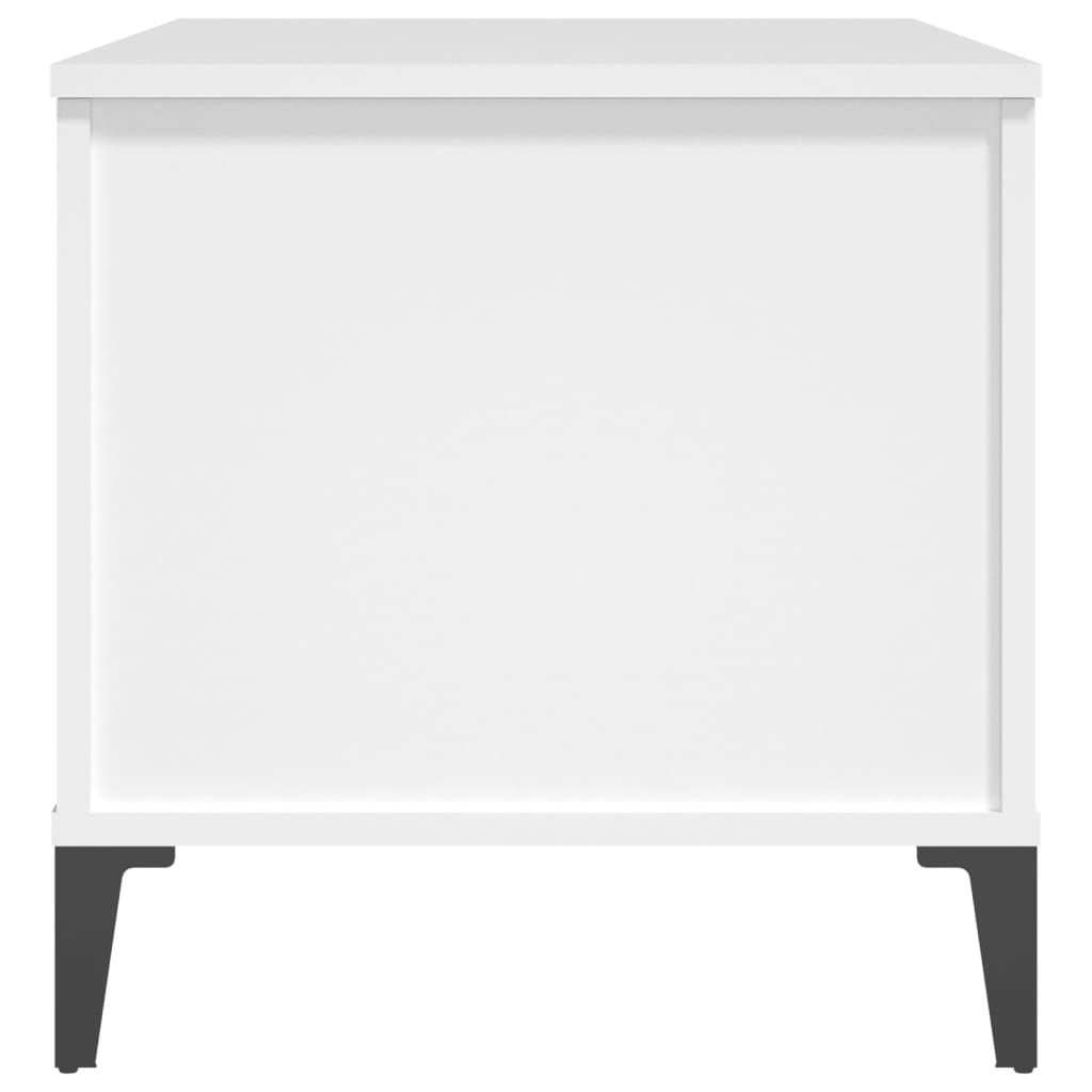 Table basse Blanc 90x44,5x45 cm Bois d’ingénierie - Tables basses