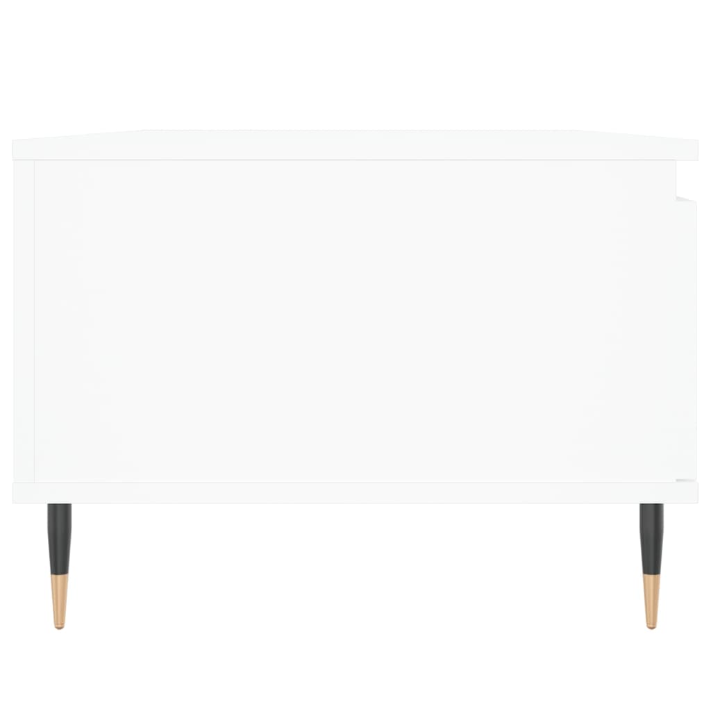 Table basse Blanc 90x50x36,5 cm Bois d’ingénierie - Tables basses