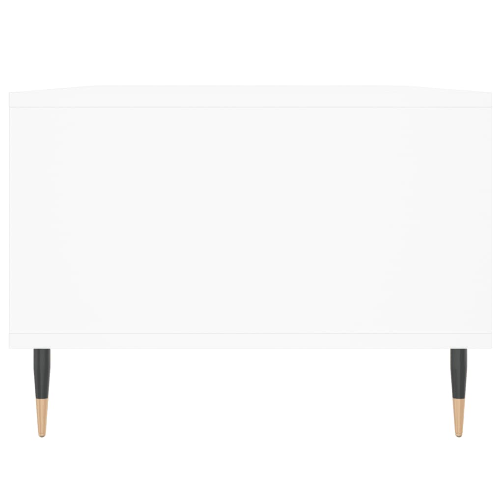 Table basse Blanc 90x50x36,5 cm Bois d’ingénierie - Tables basses