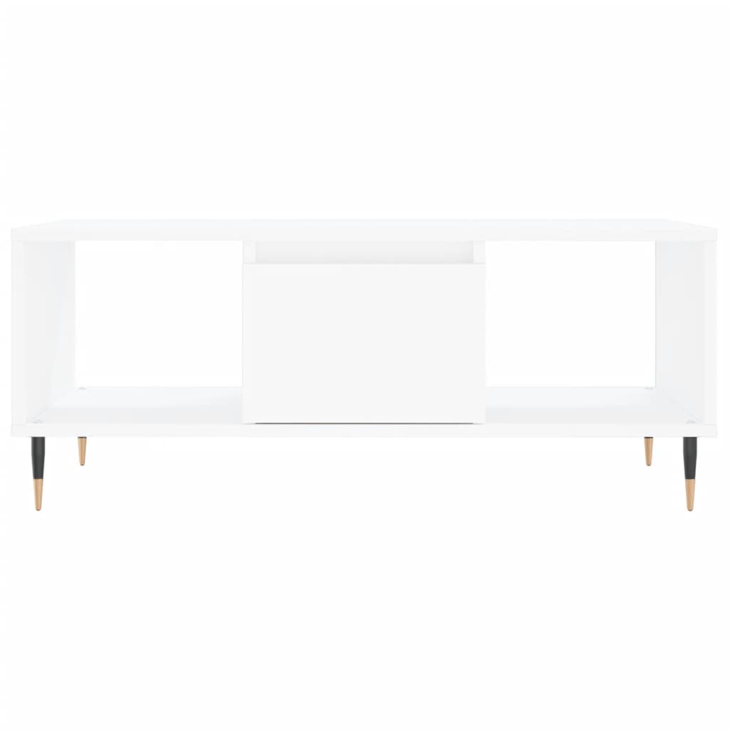 Table basse Blanc 90x50x36,5 cm Bois d’ingénierie - Tables basses