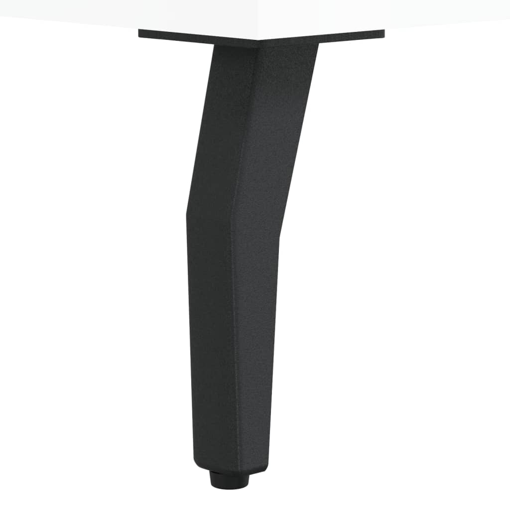 Table basse Blanc brillant 90x50x40 cm Bois d’ingénierie - Tables basses
