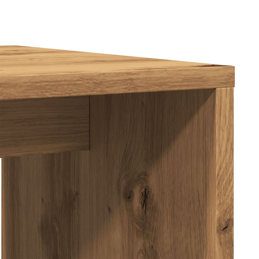 Table basse chêne artisanal 100x48x40 cm bois d’ingénierie - Tables basses