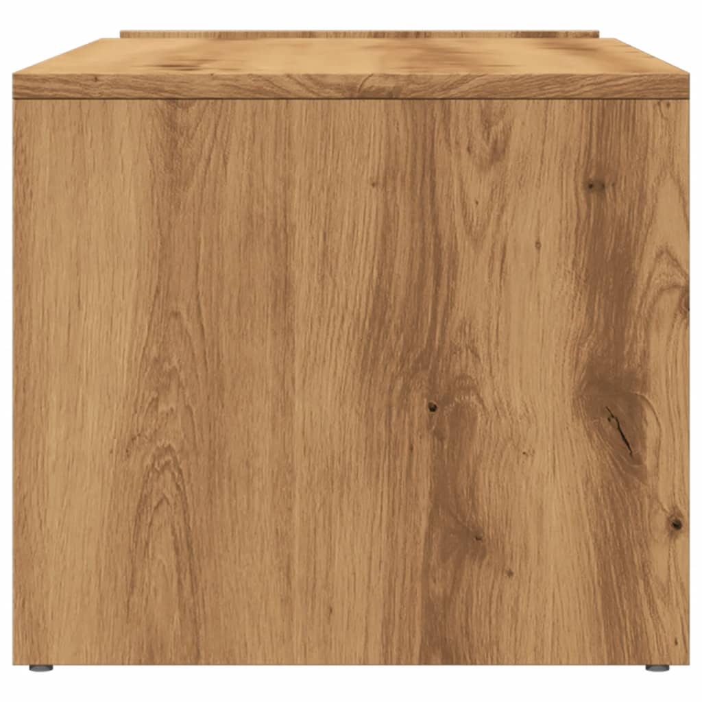 Table basse chêne artisanal 90x45x35 cm bois d’ingénierie - Tables basses