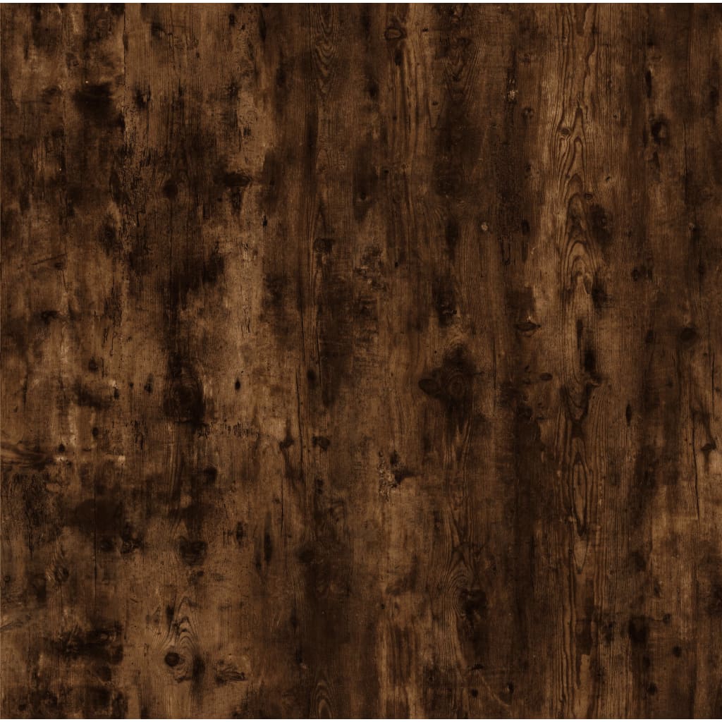 Table basse Chêne fumé 100x45x45 cm Bois d’ingénierie et fer - Tables basses