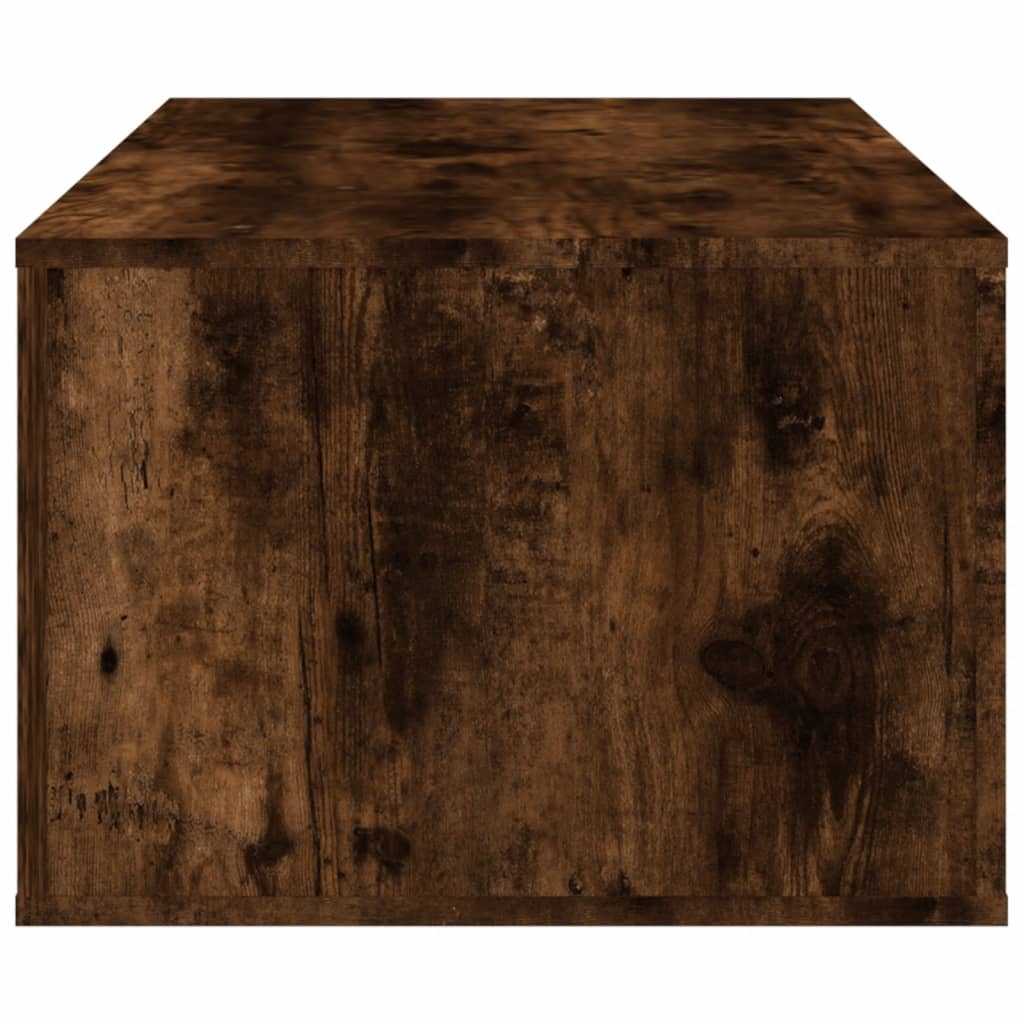 Table basse Chêne fumé 100x50,5x35 cm Bois d’ingénierie - Tables basses