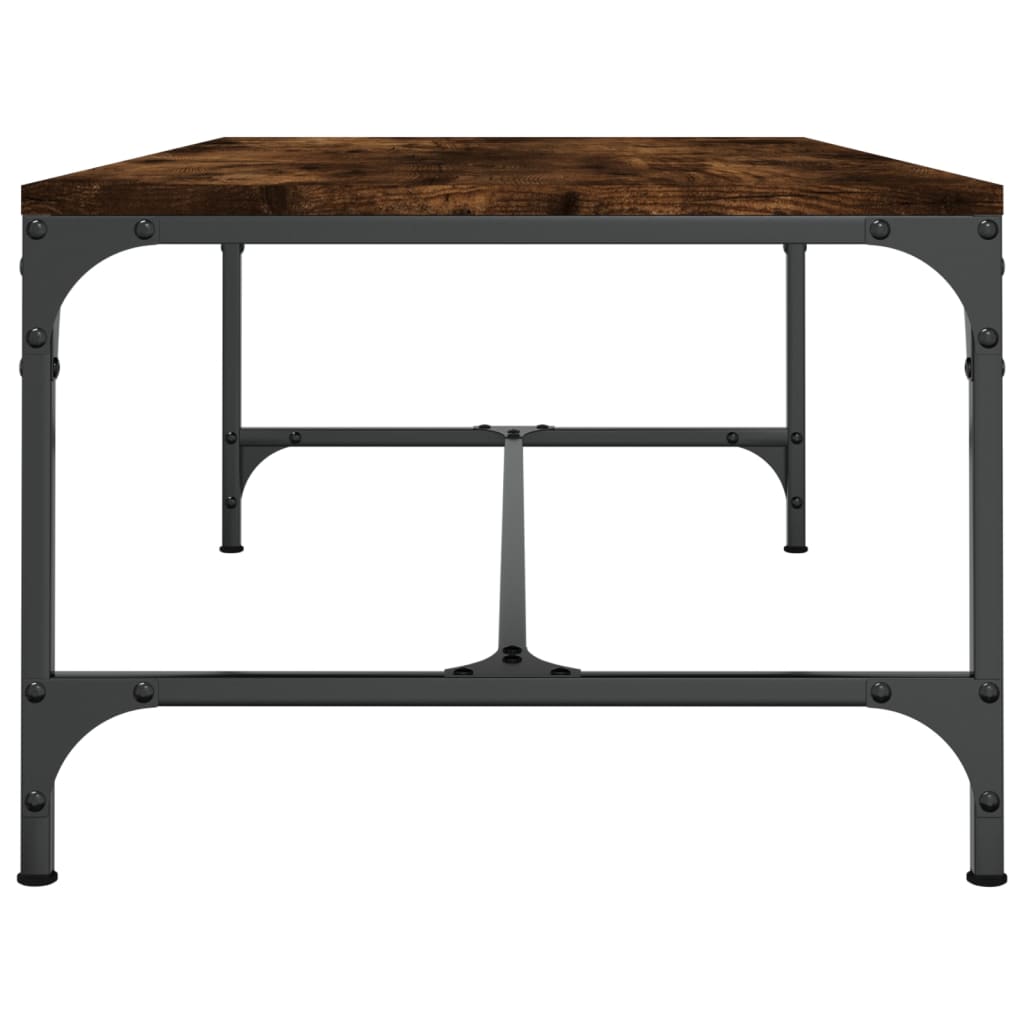 Table basse Chêne fumé 100x50x35 cm Bois d’ingénierie - Tables basses