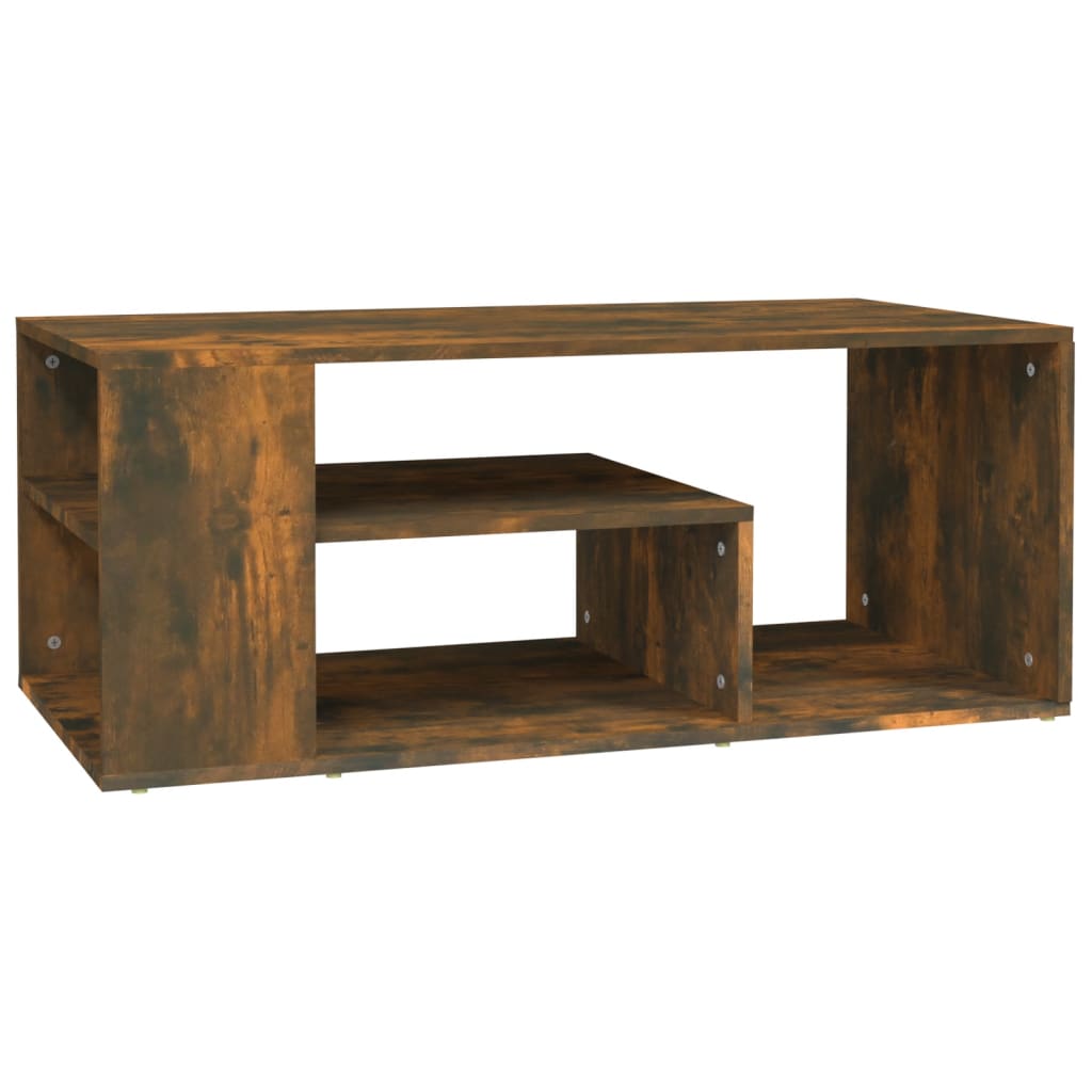 Table basse Chêne fumé 100x50x40 cm Bois d’ingénierie - Tables basses