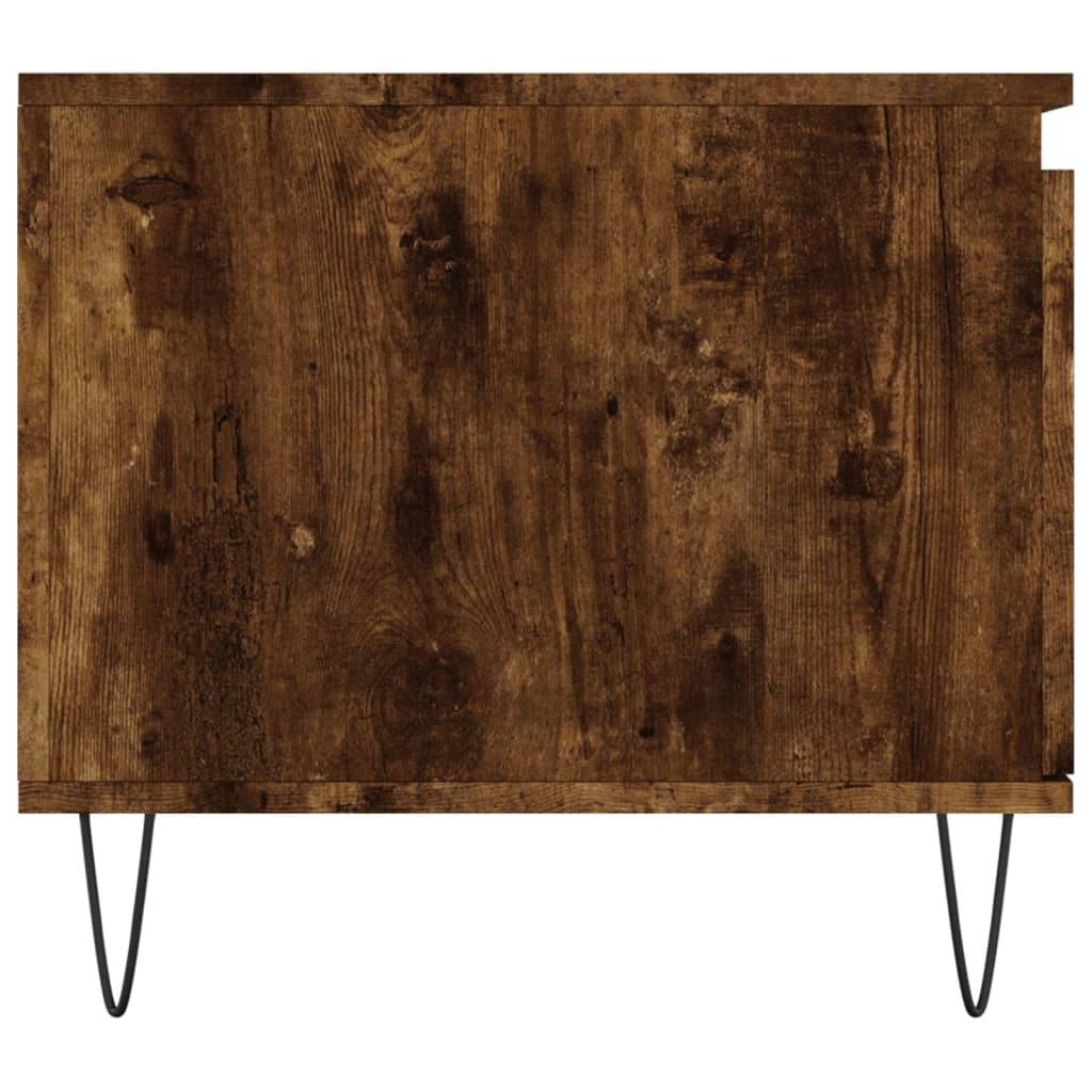 Table basse Chêne fumé 100x50x45 cm Bois d’ingénierie - Tables basses
