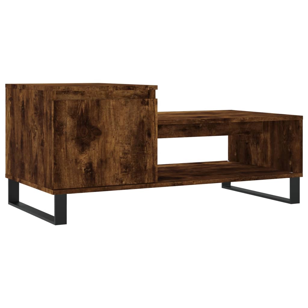 Table basse Chêne fumé 100x50x45 cm Bois d’ingénierie - Tables basses
