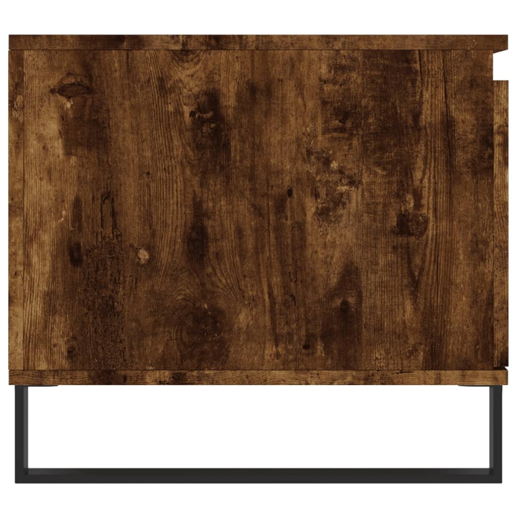 Table basse Chêne fumé 100x50x45 cm Bois d’ingénierie - Tables basses