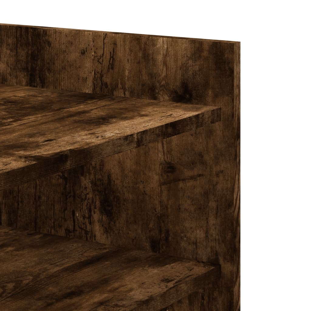 Table basse chêne fumé 100x50x50 cm bois d’ingénierie - Tables basses