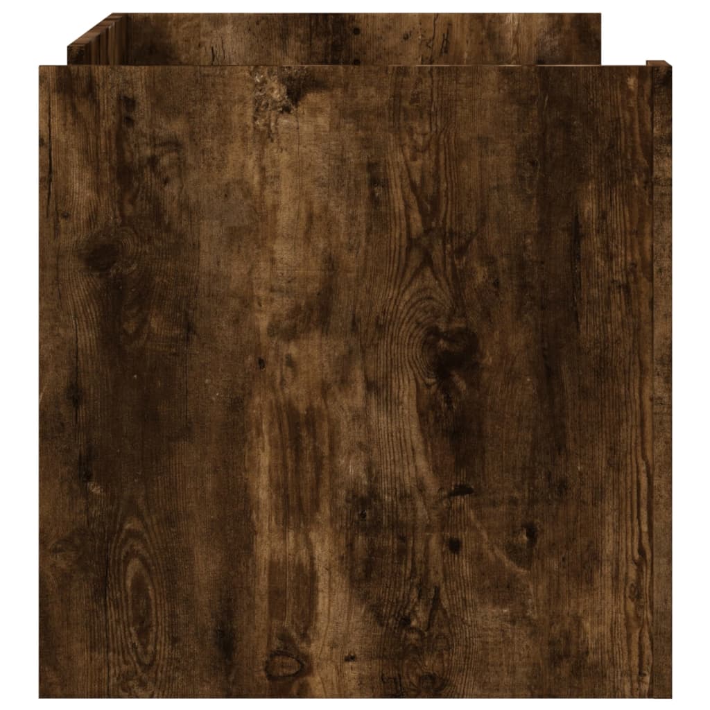 Table basse chêne fumé 100x50x50 cm bois d’ingénierie - Tables basses