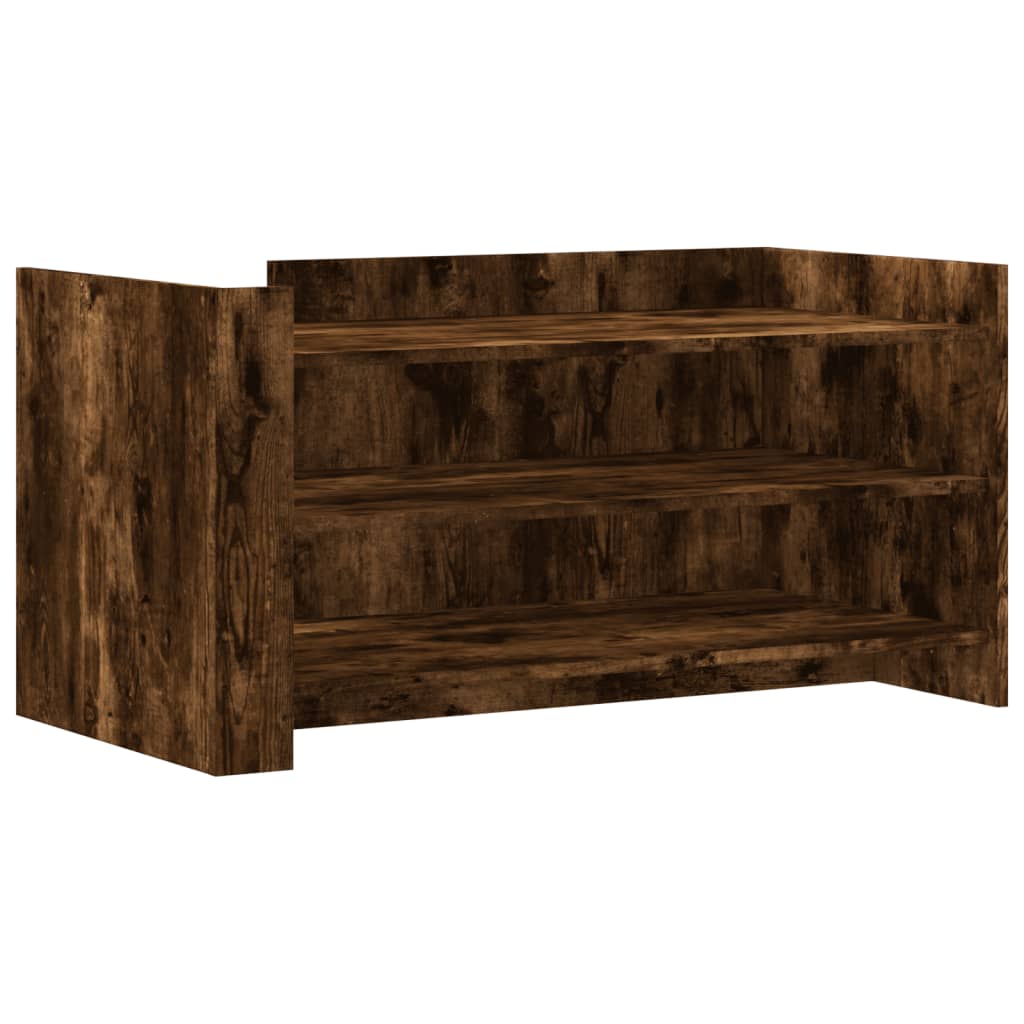 Table basse chêne fumé 100x50x50 cm bois d’ingénierie - Tables basses