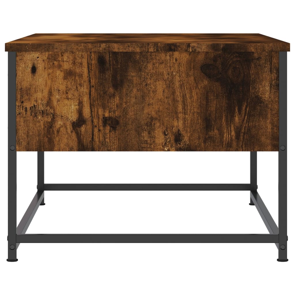 Table basse chêne fumé 100x51x40 cm bois d’ingénierie - Tables basses