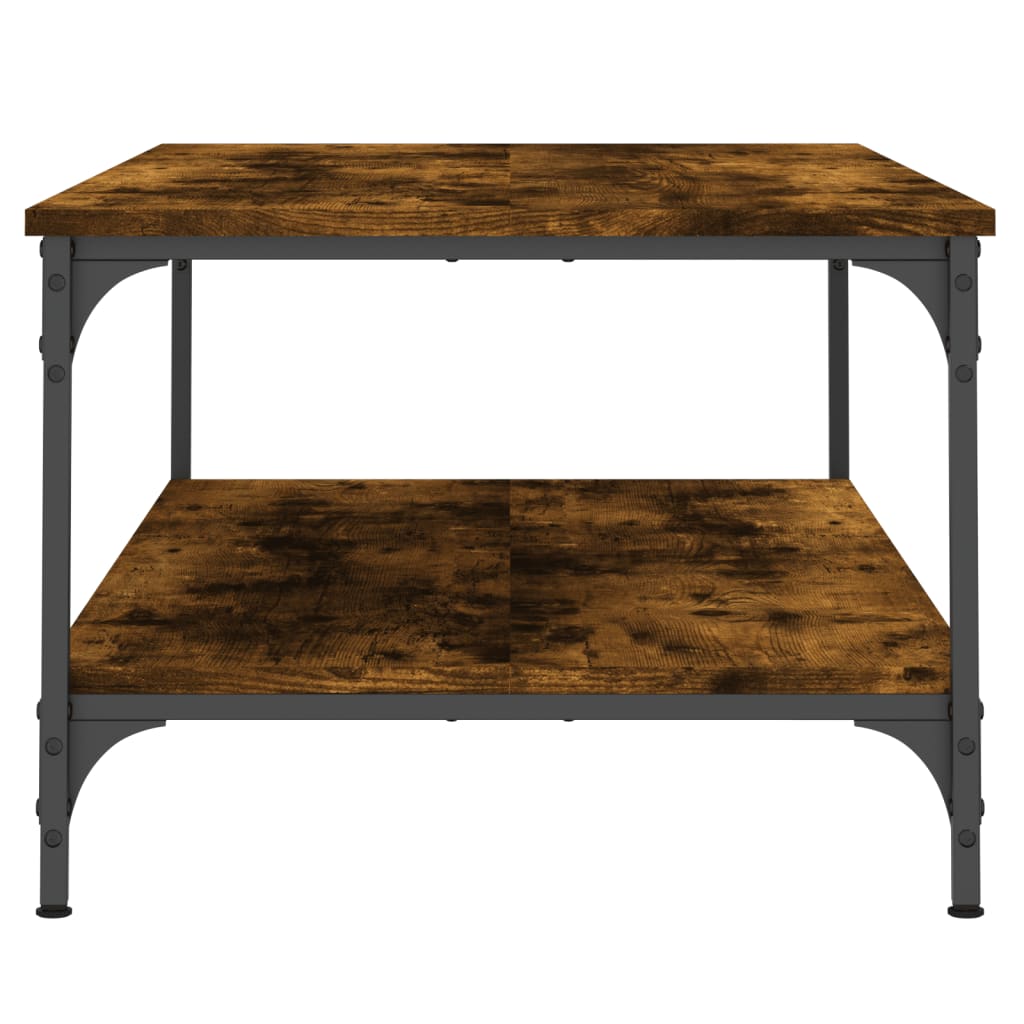 Table basse chêne fumé 100x55x40 cm bois d’ingénierie - Tables basses