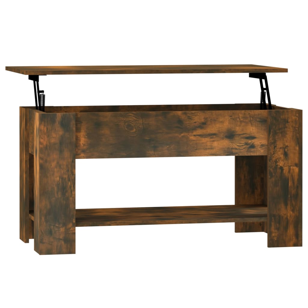 Table basse Chêne fumé 101x49x52 cm Bois d’ingénierie - Tables basses