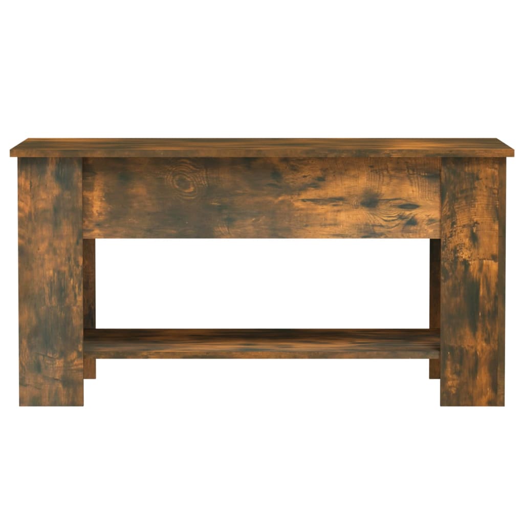 Table basse Chêne fumé 101x49x52 cm Bois d’ingénierie - Tables basses