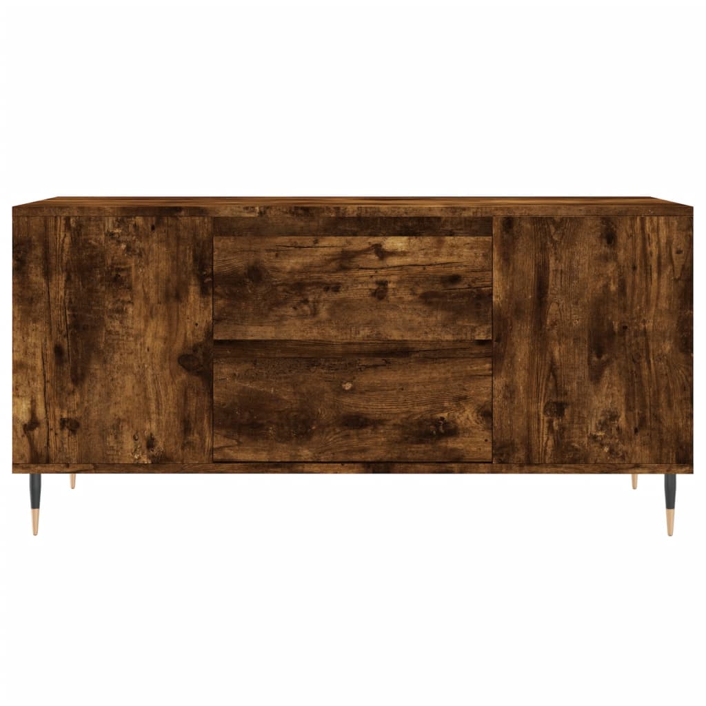 Table basse chêne fumé 102x44,5x50 cm bois d’ingénierie - Tables basses