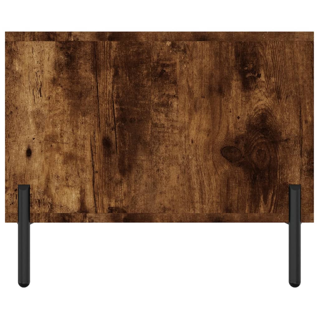 Table basse chêne fumé 102x50x40 cm bois d’ingénierie - Tables basses