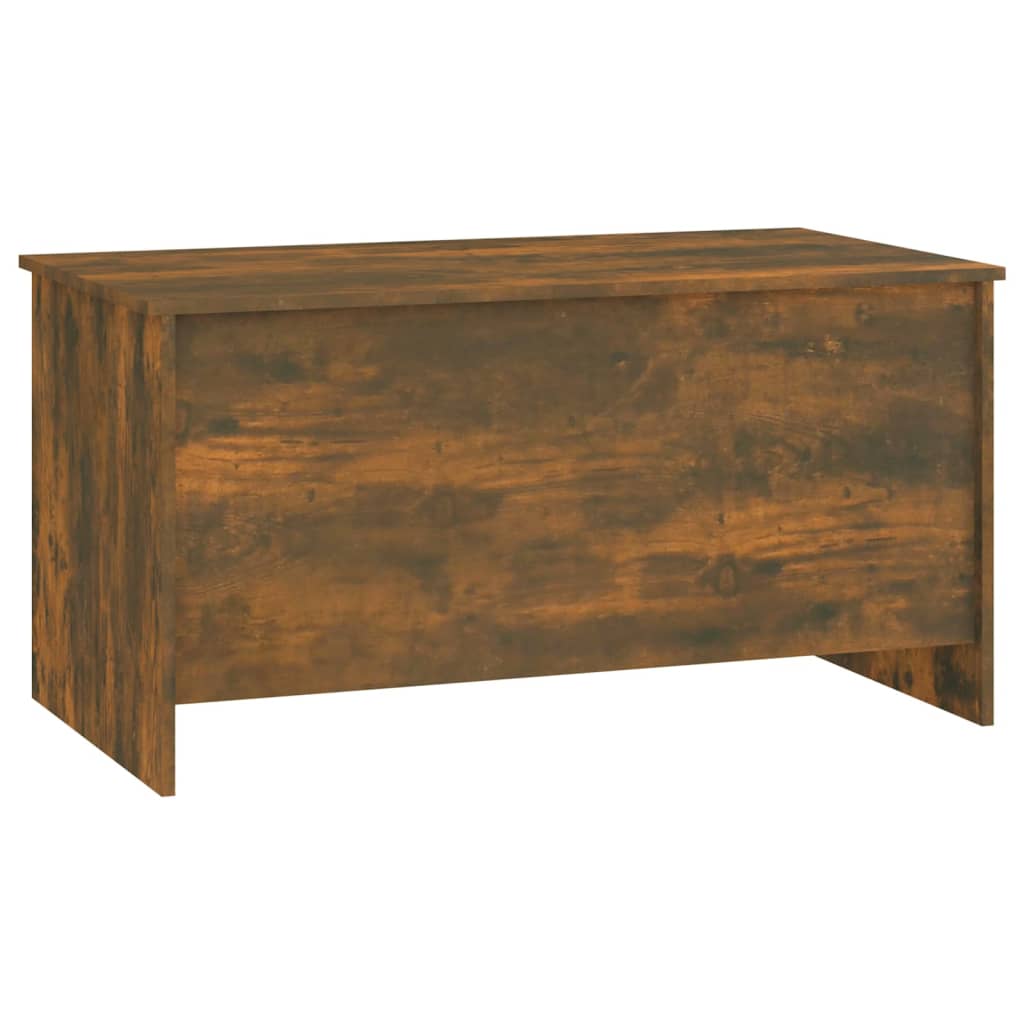 Table basse Chêne fumé 102x55,5x52,5 cm Bois d’ingénierie - Tables basses