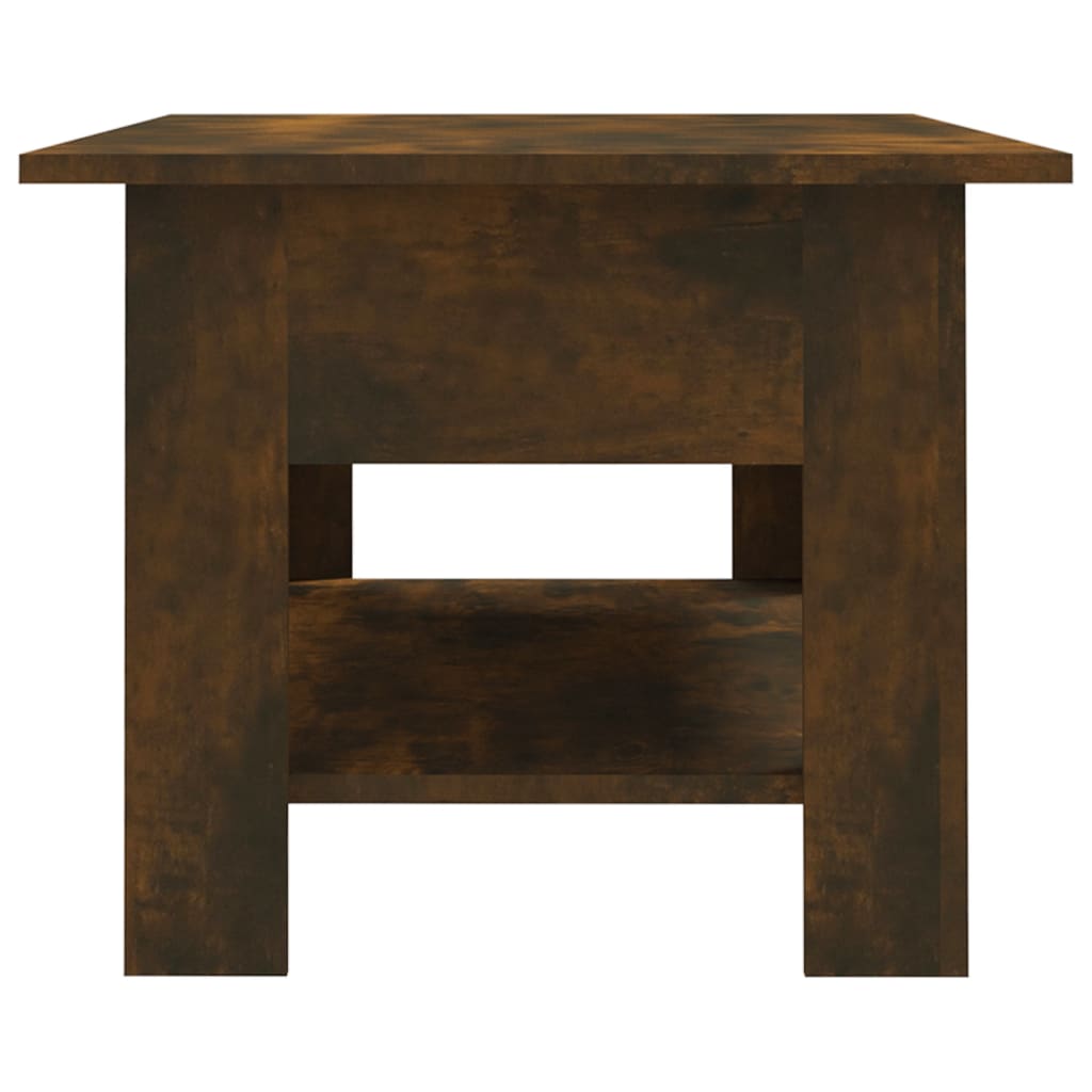 Table basse chêne fumé 102x55x42 cm bois d’ingénierie - Tables basses