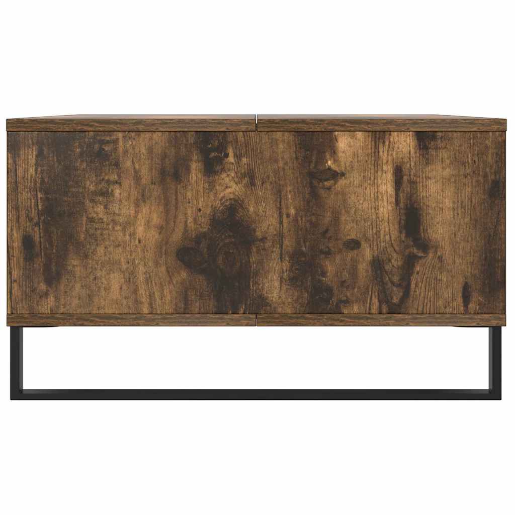Table basse chêne fumé 104x60x35 cm bois d’ingénierie - Tables basses