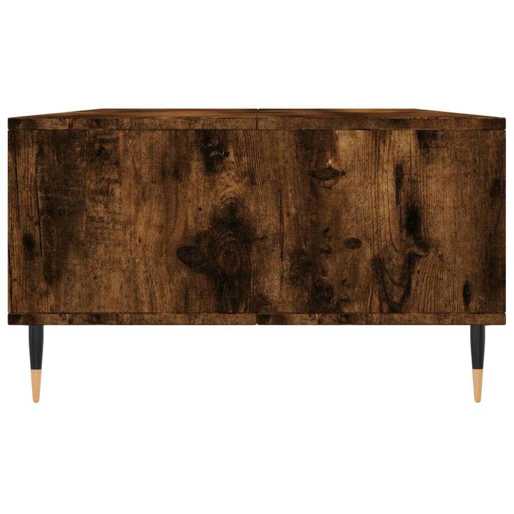 Table basse chêne fumé 104x60x35 cm bois d’ingénierie - Tables basses