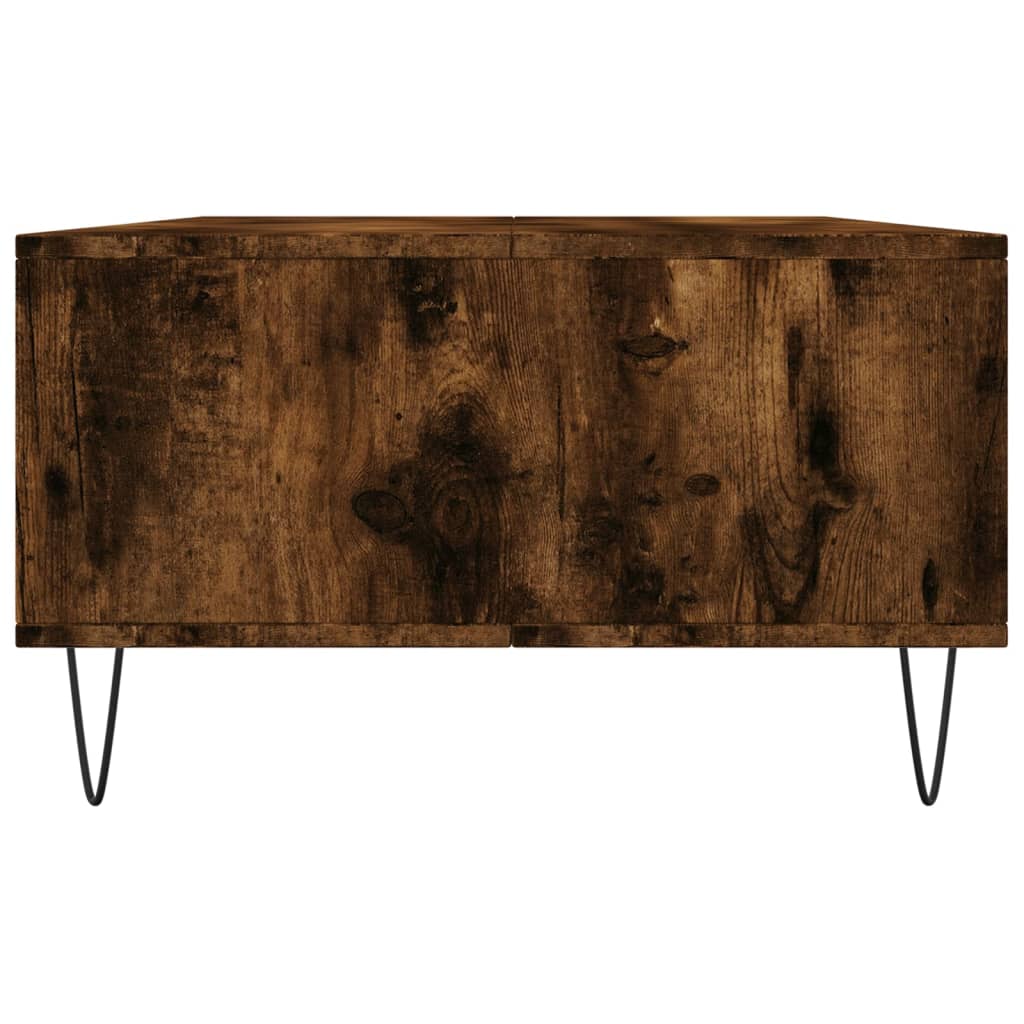 Table basse chêne fumé 104x60x35 cm bois d’ingénierie - Tables basses