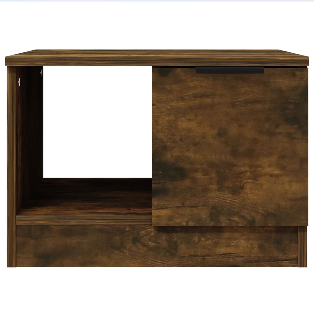 Table basse Chêne fumé 50x50x36 cm Bois d’ingénierie - Tables basses