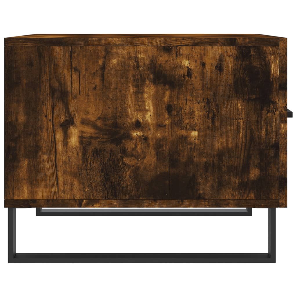 Table basse Chêne fumé 50x50x40 cm Bois d’ingénierie - Tables basses
