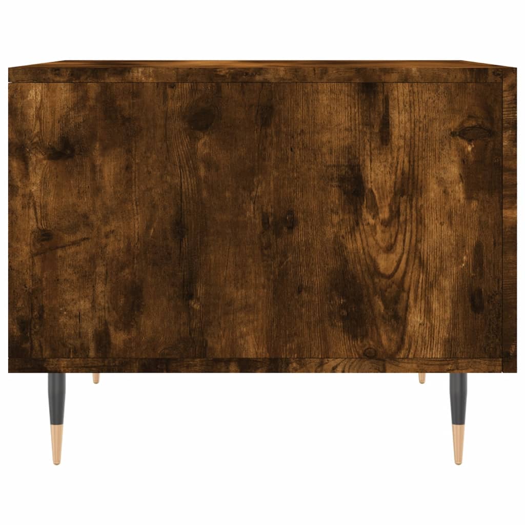 Table basse Chêne fumé 50x50x40 cm Bois d’ingénierie - Tables basses