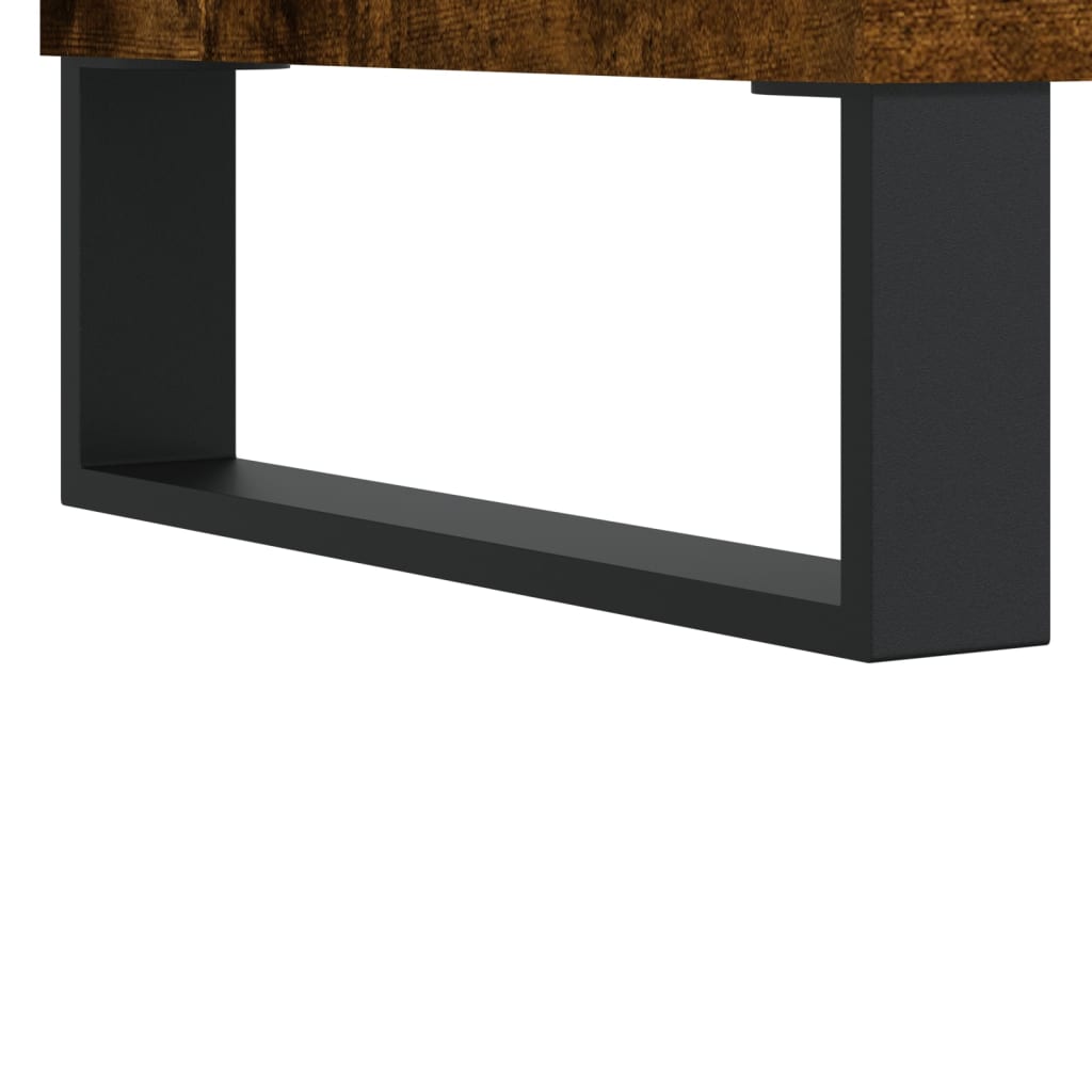 Table basse Chêne fumé 50x50x40 cm Bois d’ingénierie - Tables basses