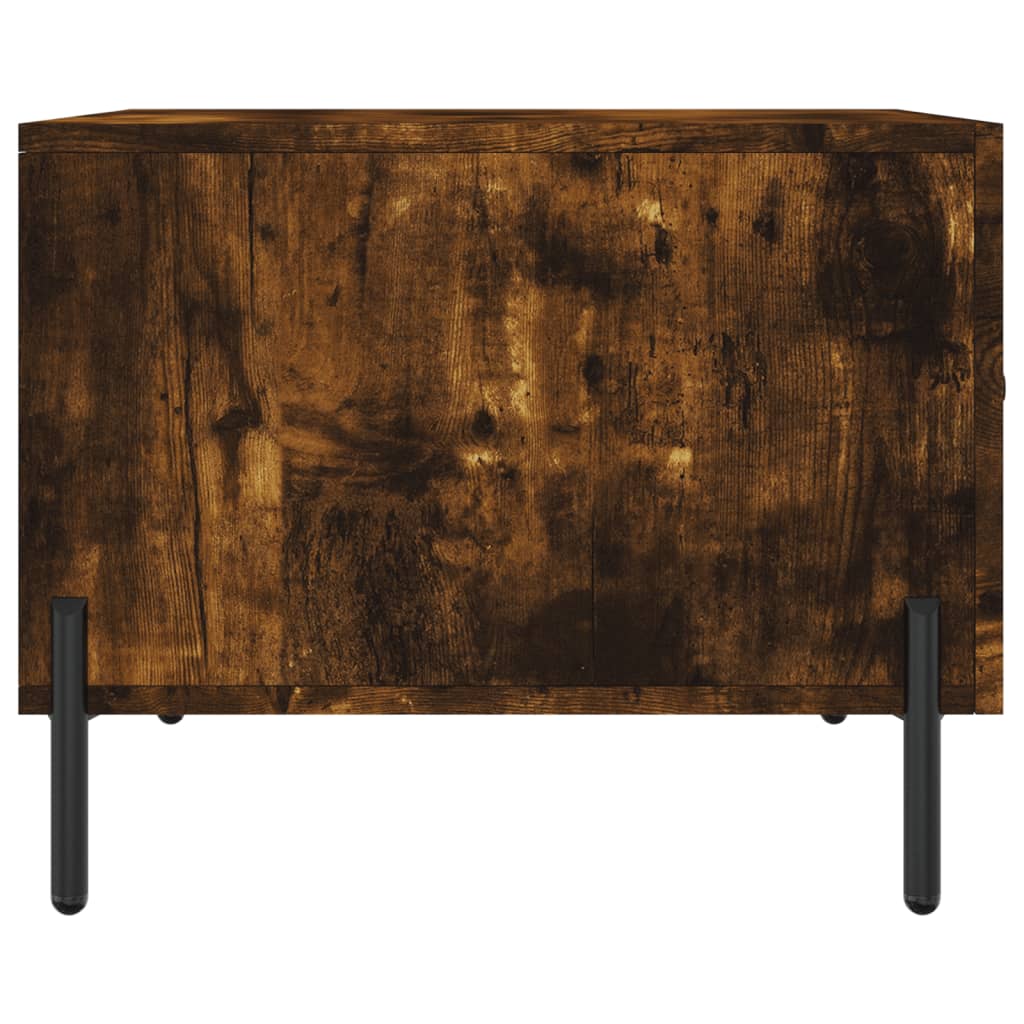 Table basse Chêne fumé 50x50x40 cm Bois d’ingénierie - Tables basses