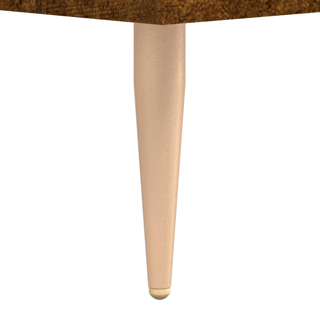 Table basse Chêne fumé 50x50x40 cm Bois d’ingénierie - Tables basses