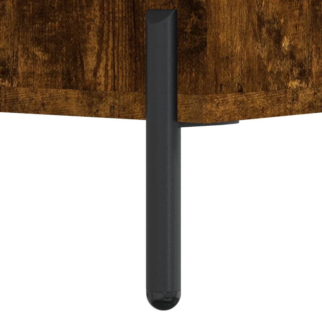 Table basse Chêne fumé 50x50x40 cm Bois d’ingénierie - Tables basses