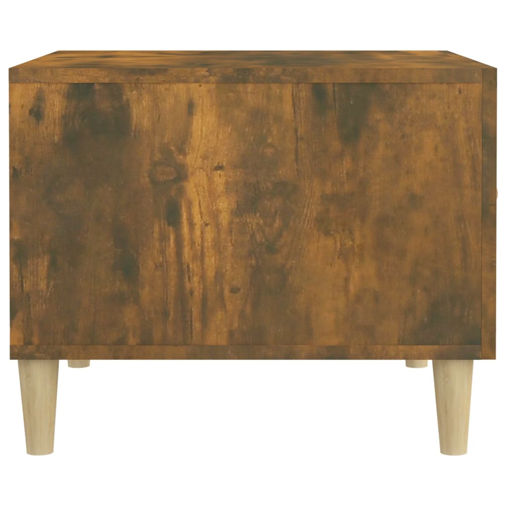 Table basse Chêne fumé 50x50x40 cm Bois d’ingénierie - Tables basses