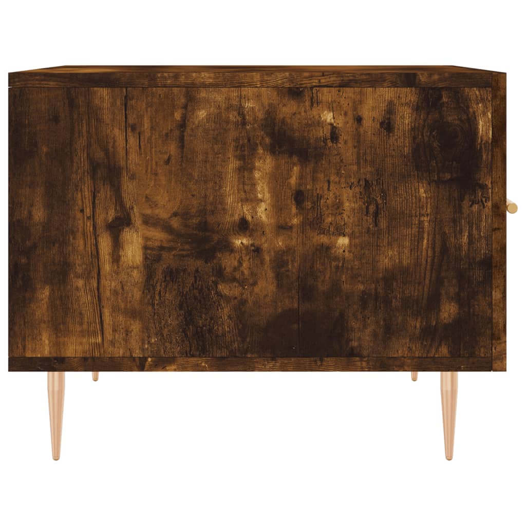 Table basse Chêne fumé 50x50x40 cm Bois d’ingénierie - Tables basses
