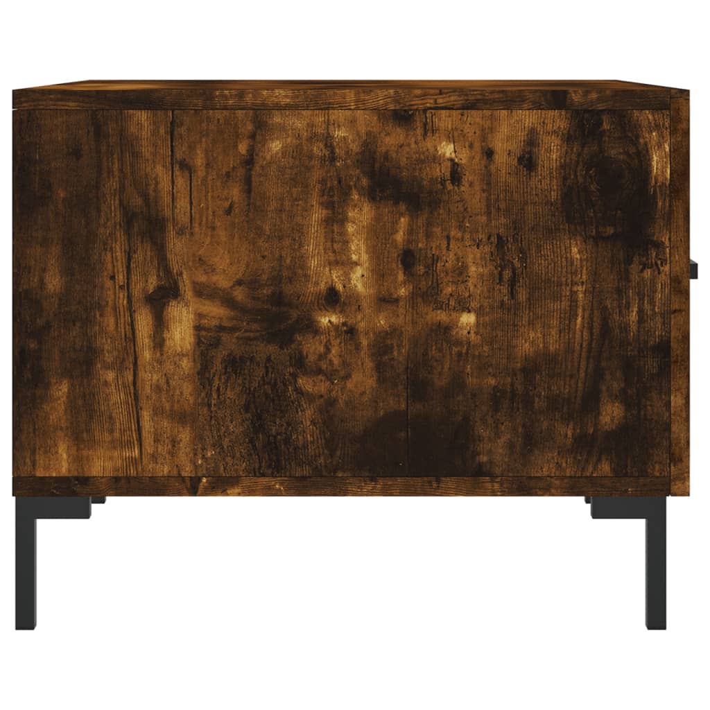 Table basse Chêne fumé 50x50x40 cm Bois d’ingénierie - Tables basses
