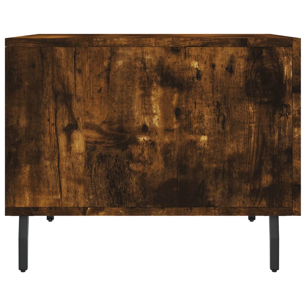 Table basse Chêne fumé 50x50x40 cm Bois d’ingénierie - Tables basses