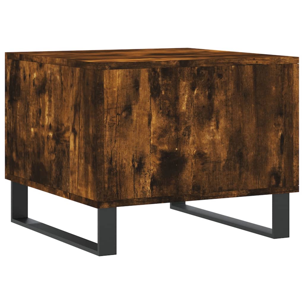Table basse Chêne fumé 50x50x40 cm Bois d’ingénierie - Tables basses